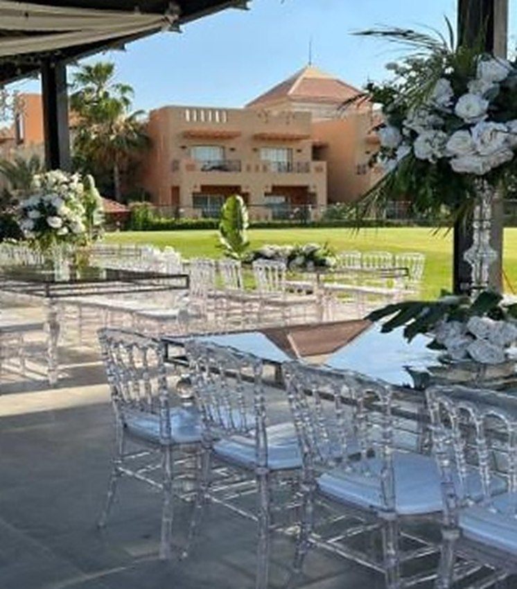 Jana & Ahmed — Table setup and seating design